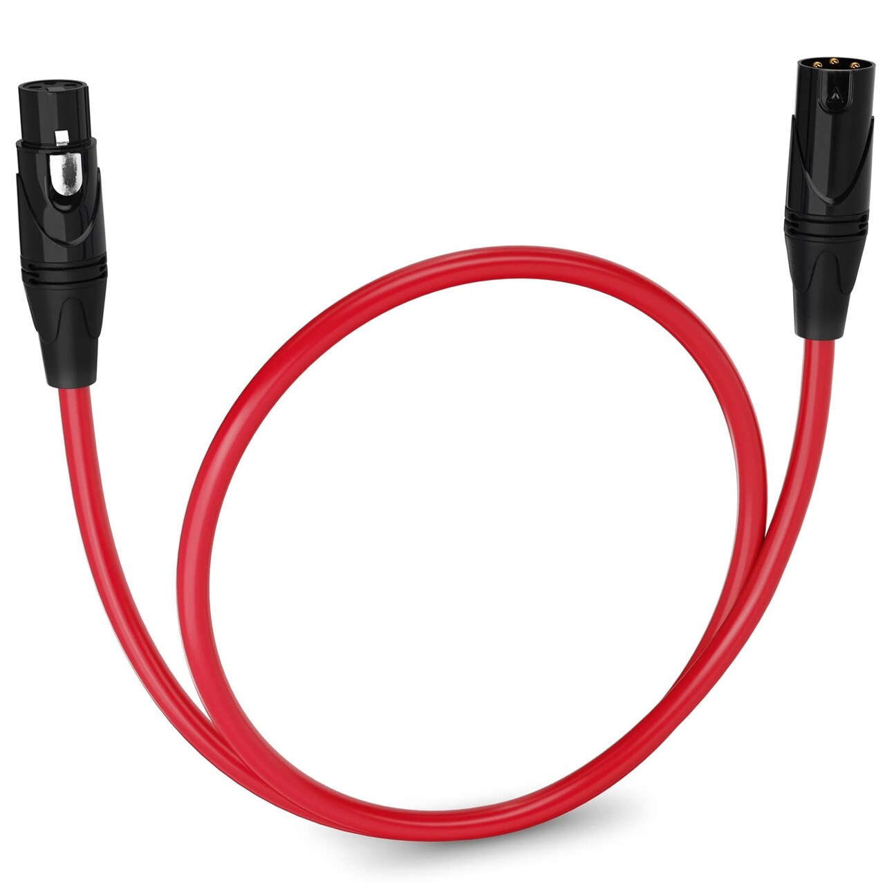 LyxPro 1.5 ft Balanced XLR Cable, Male to Female, 3 Pin Microphone Cable